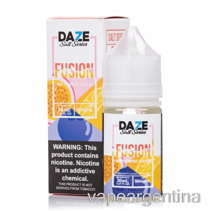 Limón Maracuyá Arándano - 7 Daze Fusion Salt - 30ml 50mg Vape Descartable